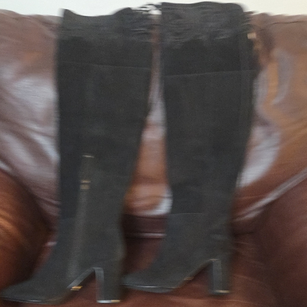 Nanette Lepore Black Over the Knee Boots New